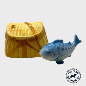 Blue Fish and Basket Shakers